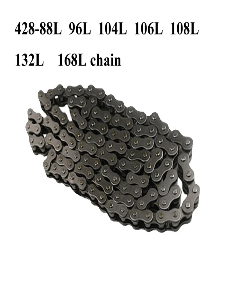 AliExpress NONE Motorcycle 420 Chains 82/88/96/104/108/110/132/140 Links Drive Chain Link For 50cc-150cc Pit Dirt Bike Scooter ATV Buggy Quad