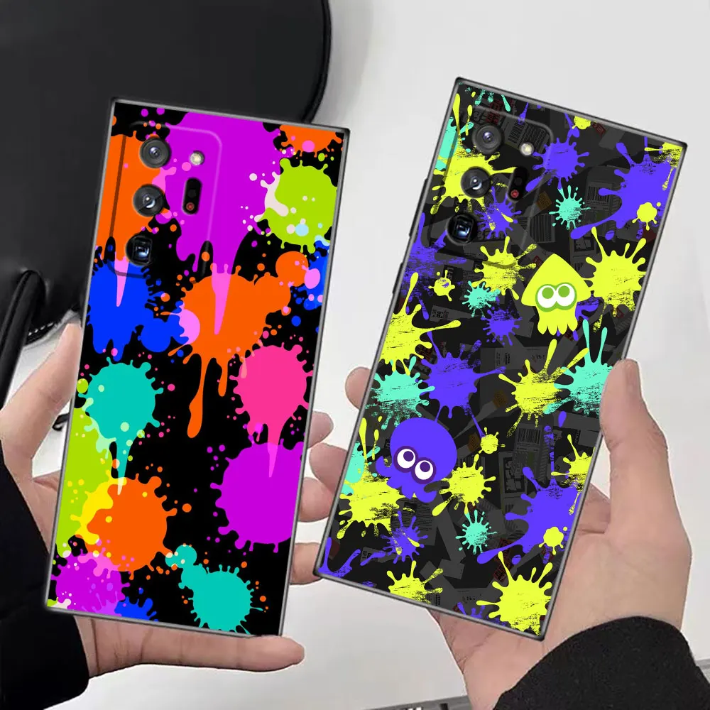 Phone Funda Case For Samsung Galaxy NOTE 20 10 9 8 M54 M53 M51 M33 M32 F14 M30 M23 M14 J8 J7 J6 Case Coque HOT Game S-Splatoon