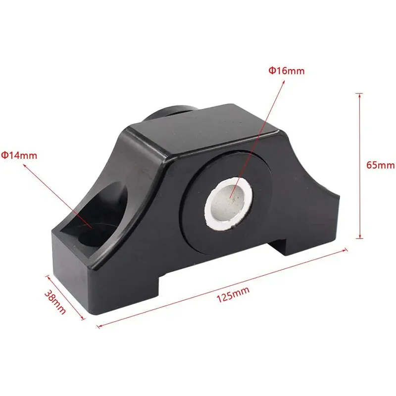 Kit di montaggio motore scambio motore a 2 bulloni per Honda Civic B16 B18 D16 EK 1996-2000 Alluminio nero