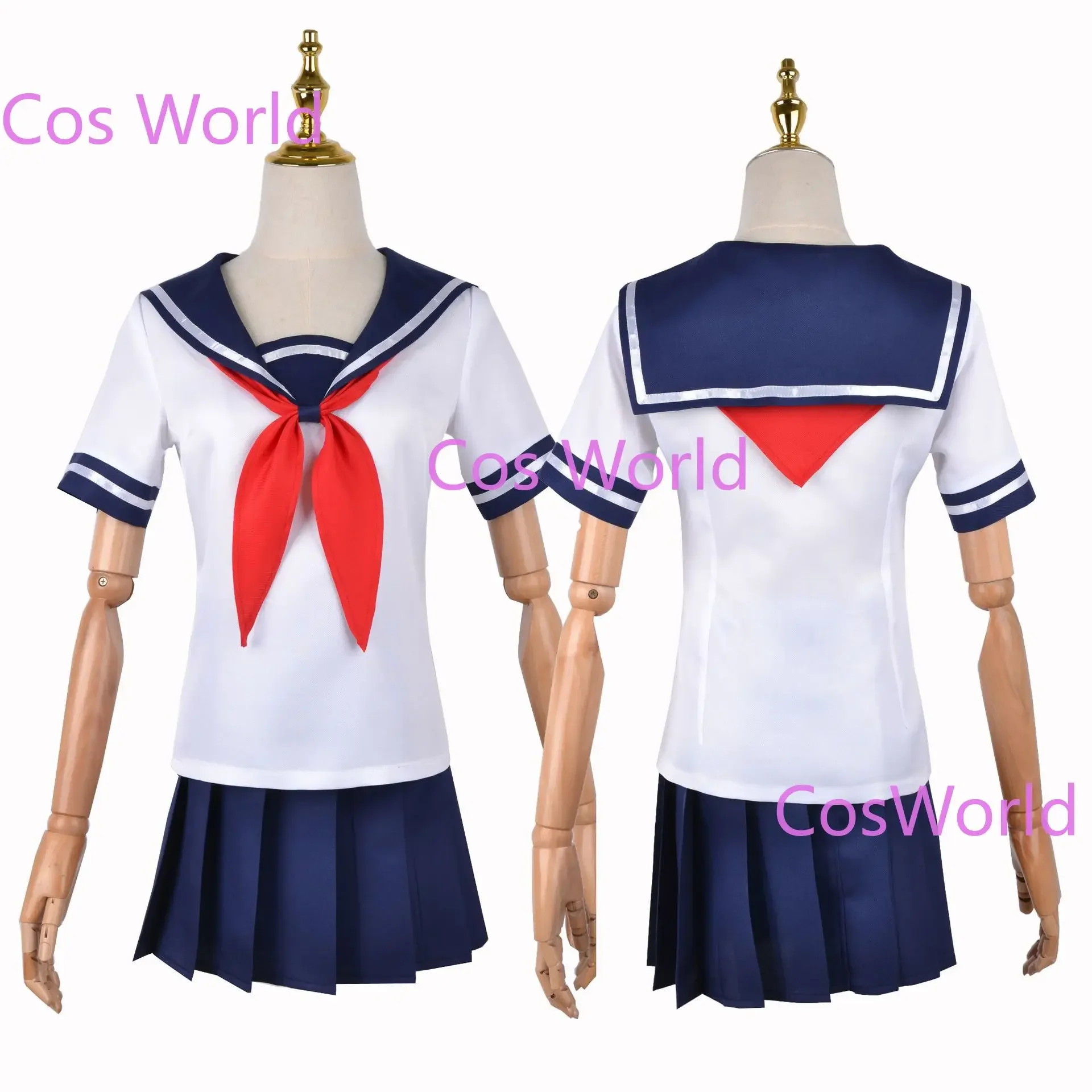 Game Ayano Aishi Cosplay Costume Yandere Simulator Yandere Chan Sailor Suit Girls Jk Uniforms Halloween Party Costumes