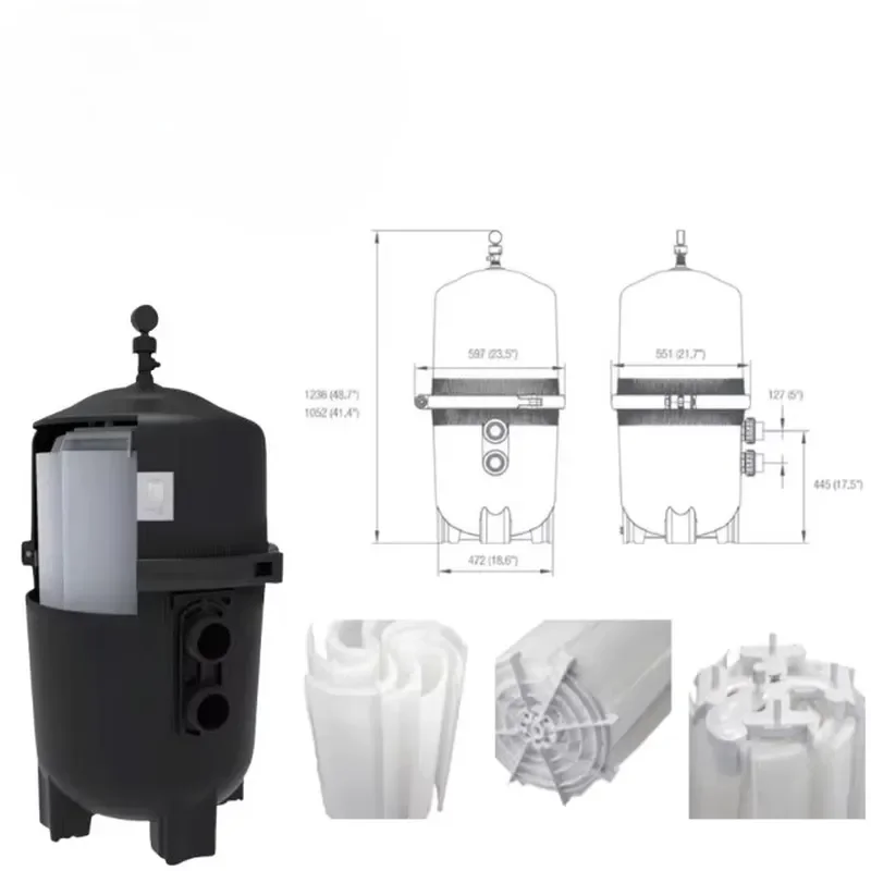 Series D.E. Filter 48ft² 62ft² 2