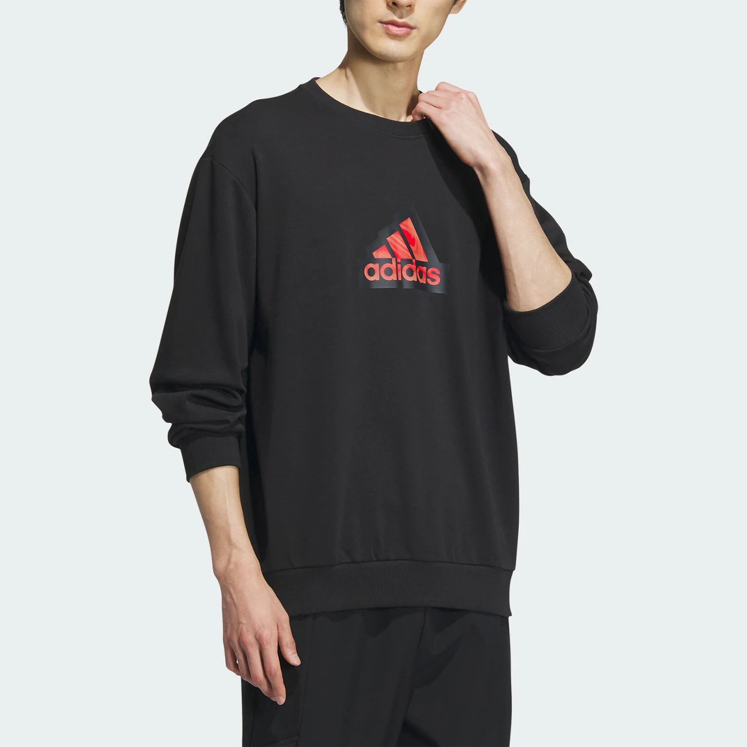 Adidas genuine New Year Men's Sports Casual Round Neck Sweatshirt IT3989