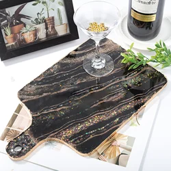 Large Rectangle Tray Silicone Molds DIY Serving Tray Resin Casting Mold Cutting Board with Handle Mold Resin Art Home Decor