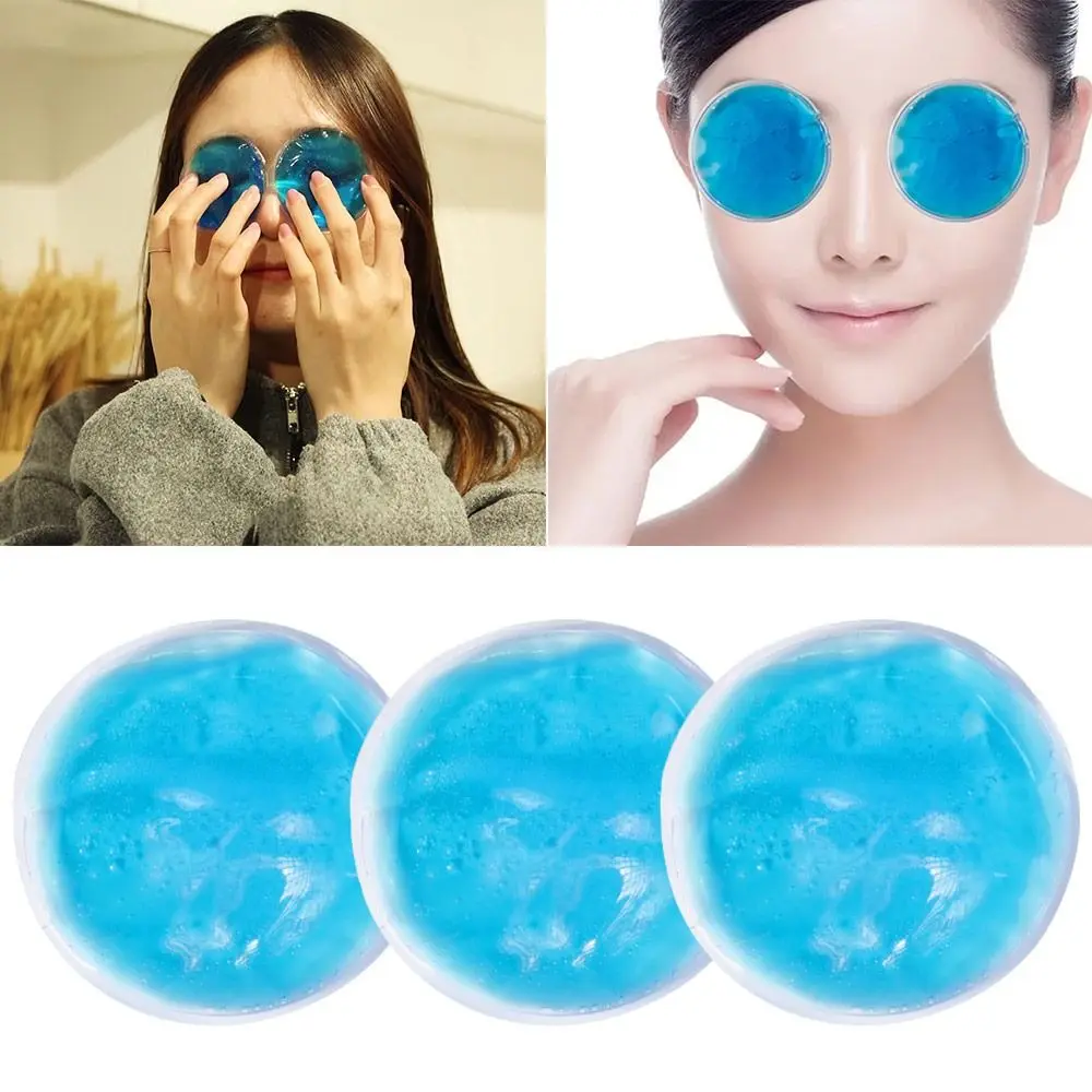 Reusable PVC Gel Beads Eye Mask Cooling Masks Anti Dark Circles Eyes Relax Ice Compress Sleep Aid Cold Therapy Sleeping Mask