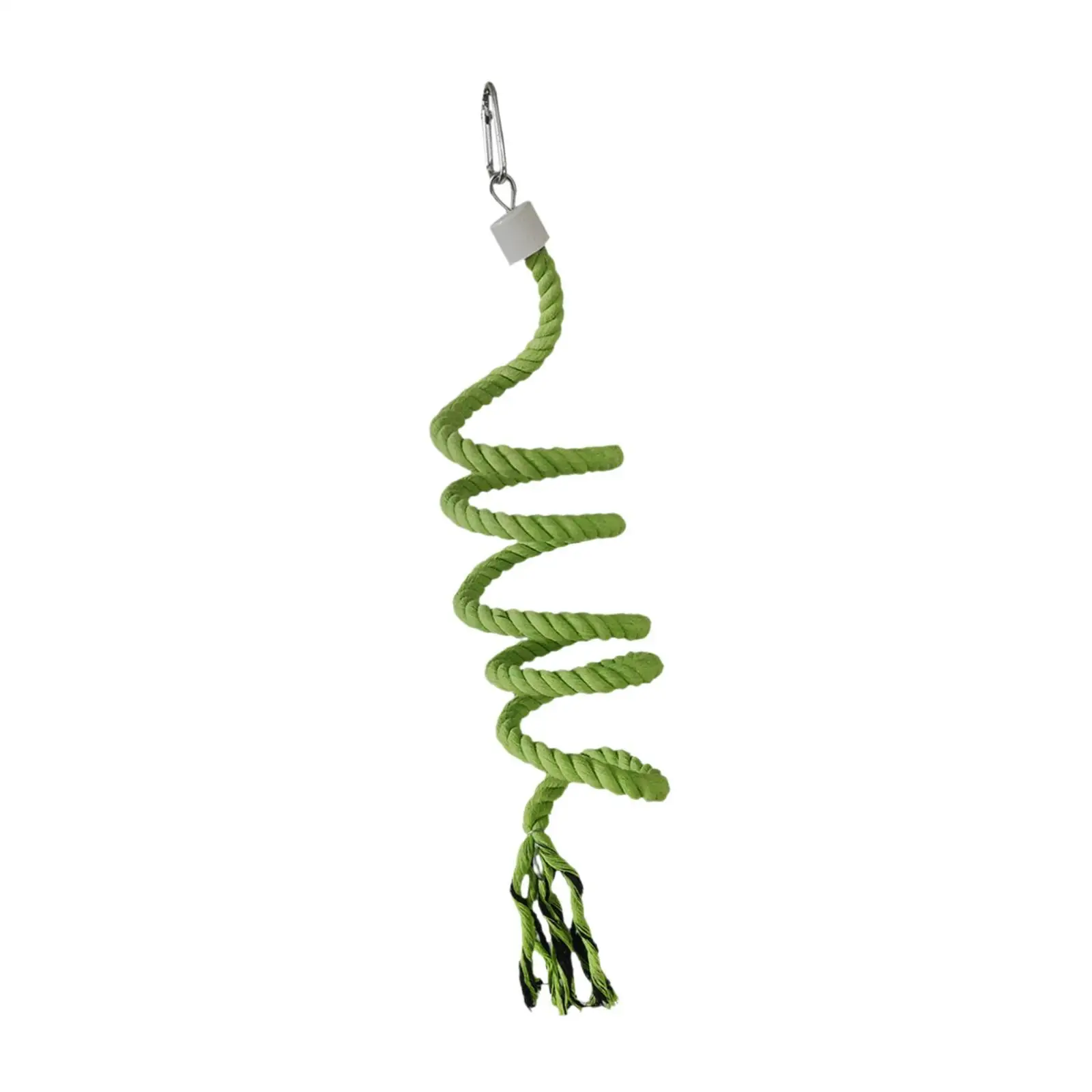 Bird Spiral Rope Perch,Parrots Cage Toy,Cotton,Climbing Standing Toy,Chewing Toy for Macaws Cockatiel Finch Lovebirds Canary