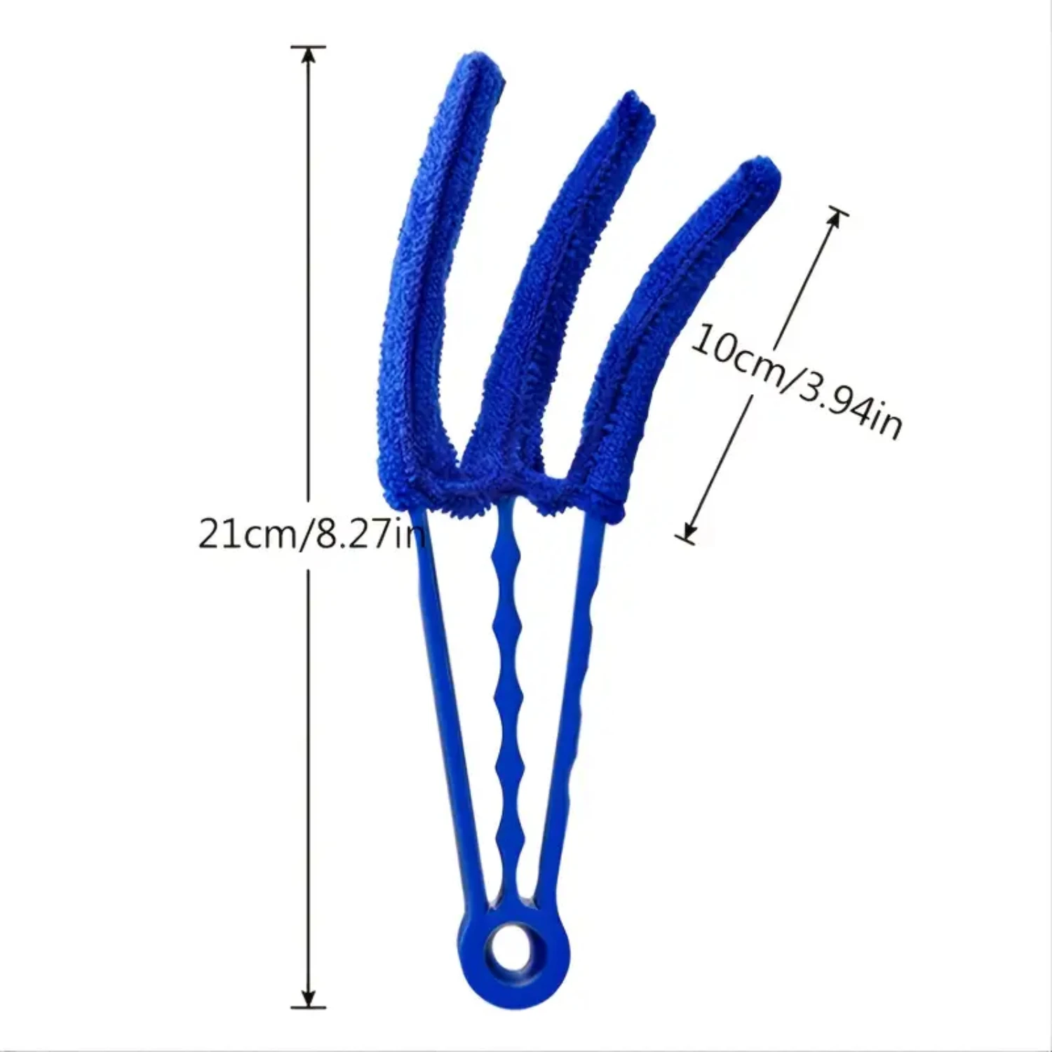 Strumento per la pulizia del condizionatore d'aria domestico - Spazzola efficiente per fessure per tende per 1 pezzo, 8,27 pollici di lunghezza