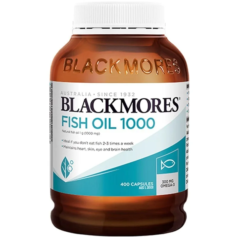 

Australian Black-More Original Flavor Fish Oil Soft Capsule with Fishy Smell 400 Tablets Adult Middle-Aged and Elderly