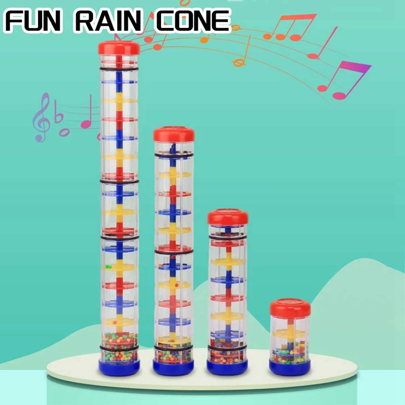 Rain Maker Stick Tube For Kids Rain Tube Rattle Tube Rain Stick Shaker Music Sensory Auditory Instrument Toy