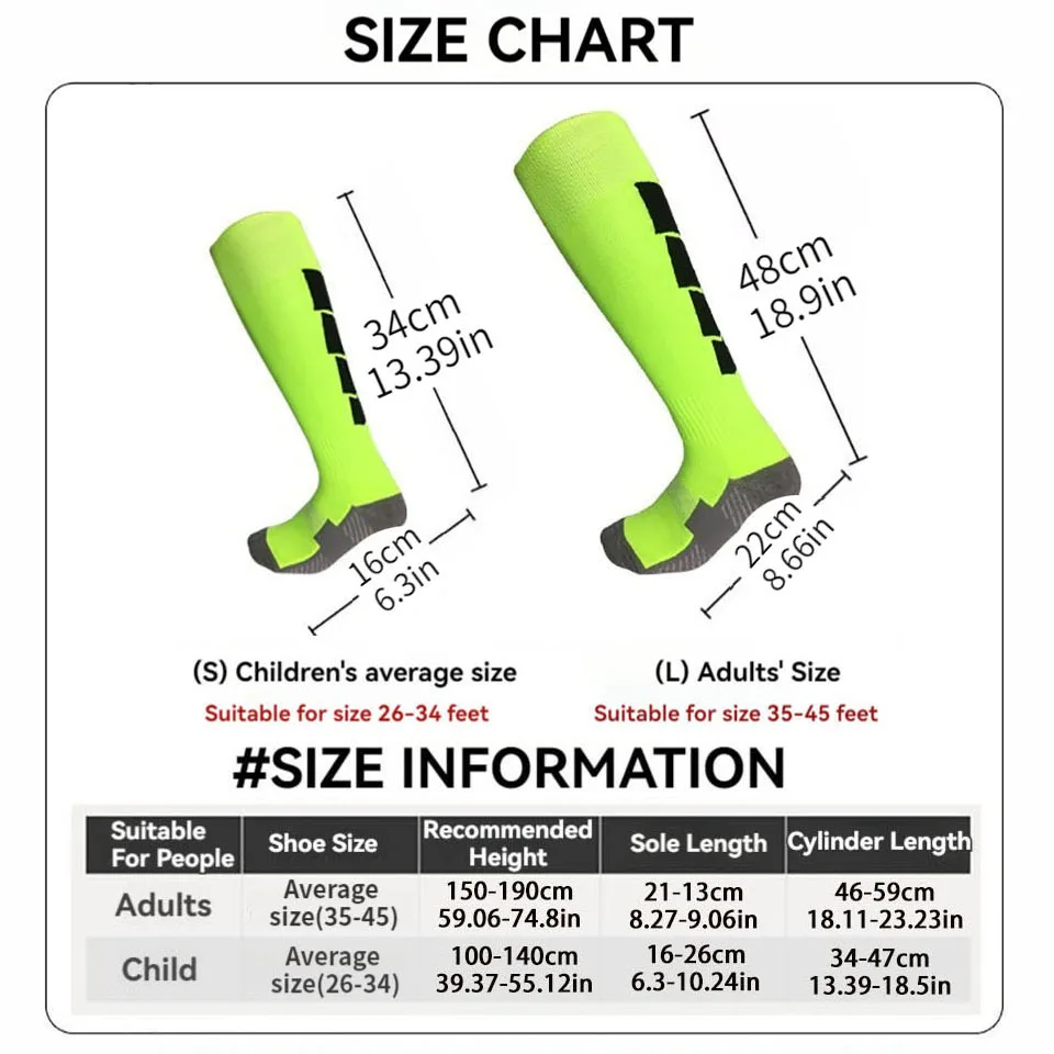 Loogdeel 32-38 Football Socks Kids Soccer Sport Child Knee High Long Socks Thick Towel Bottom Non Slip Athletic Socks Girls boys