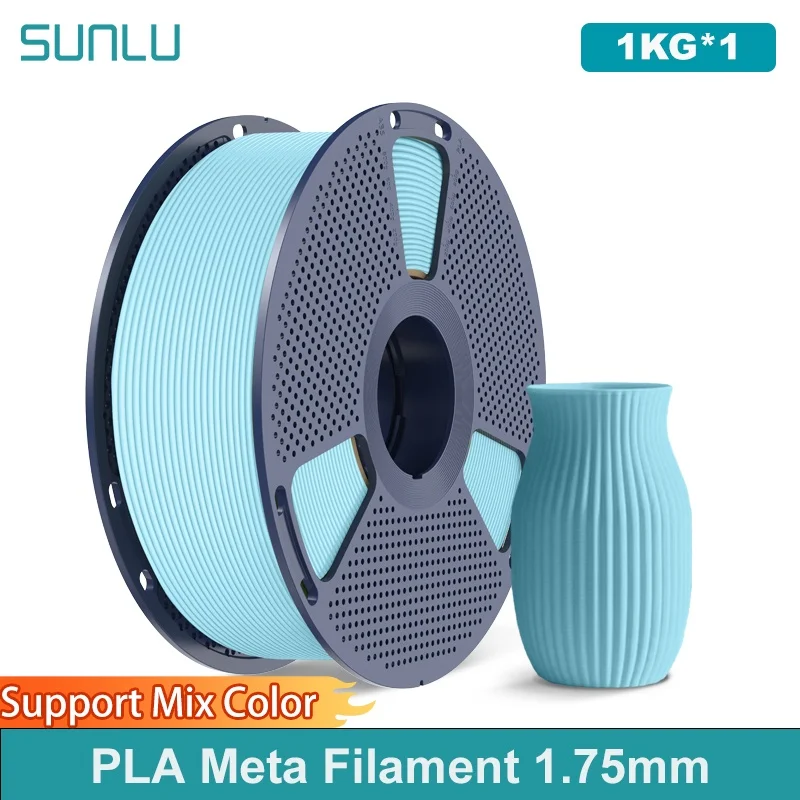 SUNLU 1KG PLA Meta Filament 1.75mm 1000g 3D Printer Neatly Wound 3D Filament for 3D Printer& 3D Pen