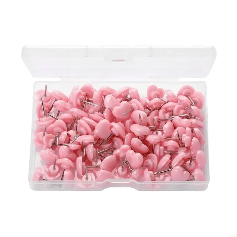 F68B 100 PCS MAP TACTS PINTOS PULSO CORAZÓN PINTURAS PSPINS DECORMATION