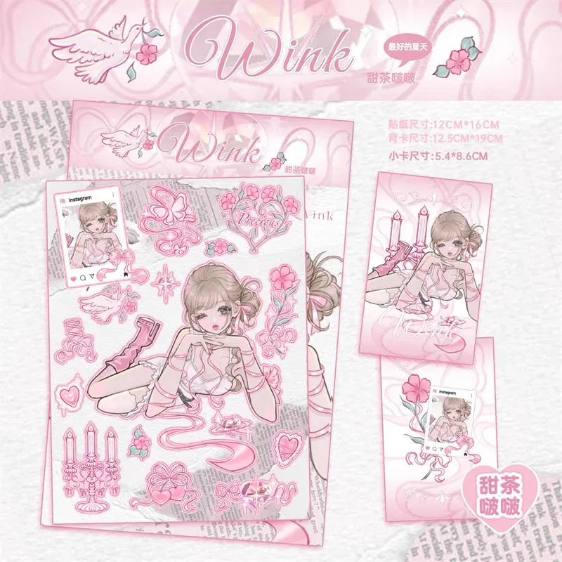 2025 новый стиль милых наклеек для девочек