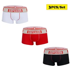 3 unids/set ropa interior para hombre Boxers deportivos de algodón calzoncillos para hombre bragas calzoncillos para hombres BS845