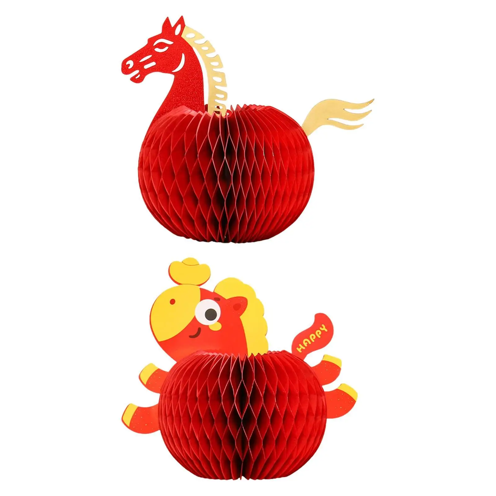 

Chinese New Year Honeycomb Centerpiece Traditional Lightweight Spring Festival Table Decoration for Cabinet Celebration Holiday