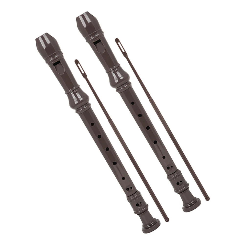 

2sets G Tone 8 Holes Recorder Lightweight Flute for Kids Beginner Student School B Musical Toy Clarinet Instrument