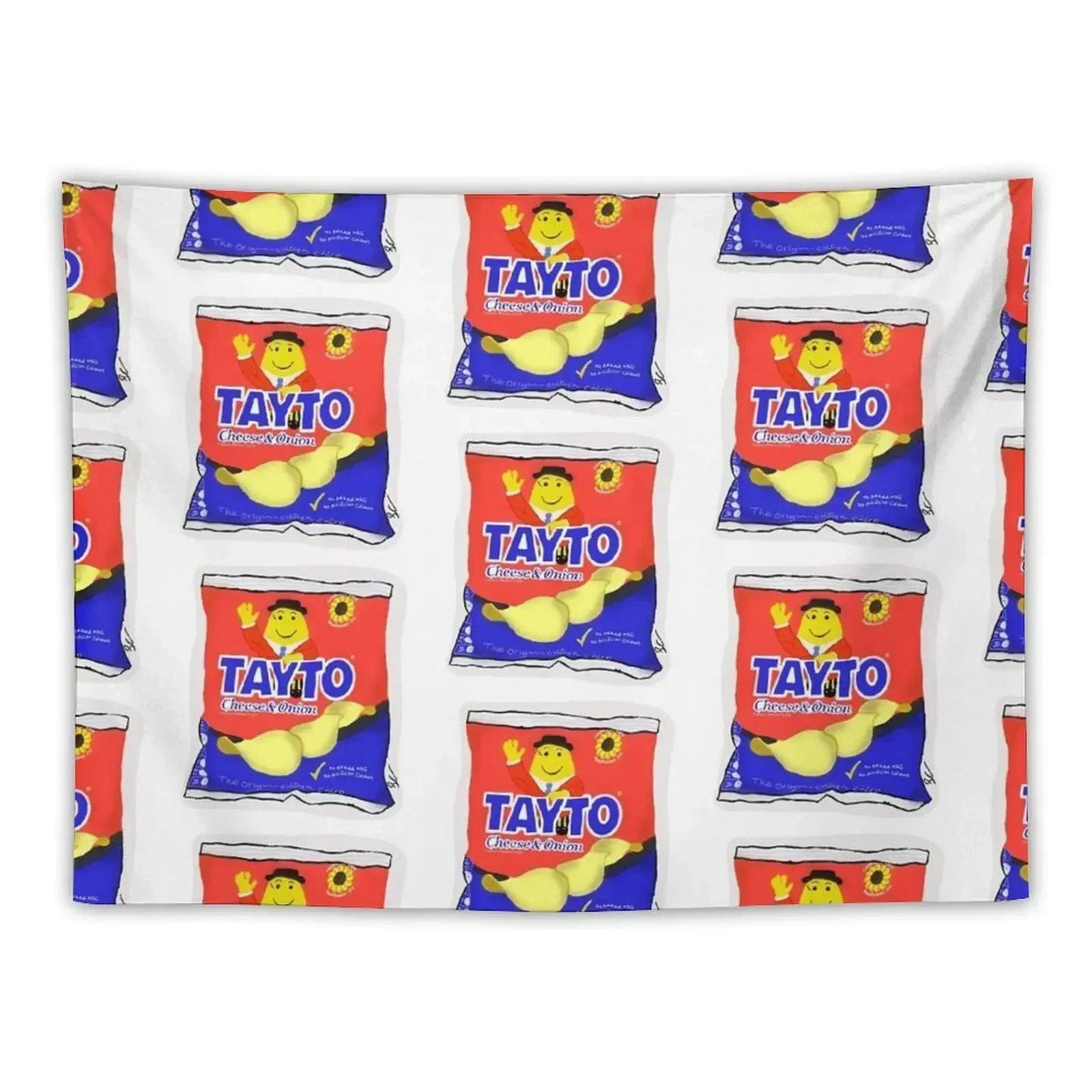 Tayto cheese and onion Irish Tapestry Room Decor Wall Decor Hanging Tapestry