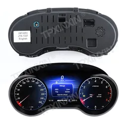 메르세데스 벤츠 ML GL GLE GLS R G 클래스용 대시보드, 2006 2019 풀 LCD 기기, 가상 운전 클러스터 속도계 부품