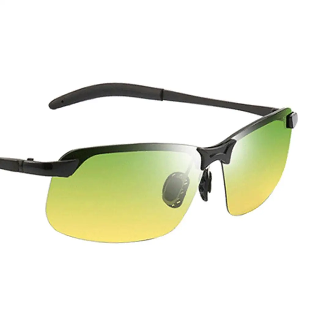 Polarized Sunglasses for Men Photochromic UV400 Alloy Frame Sports Glasses for Driving Outdoor Activities
