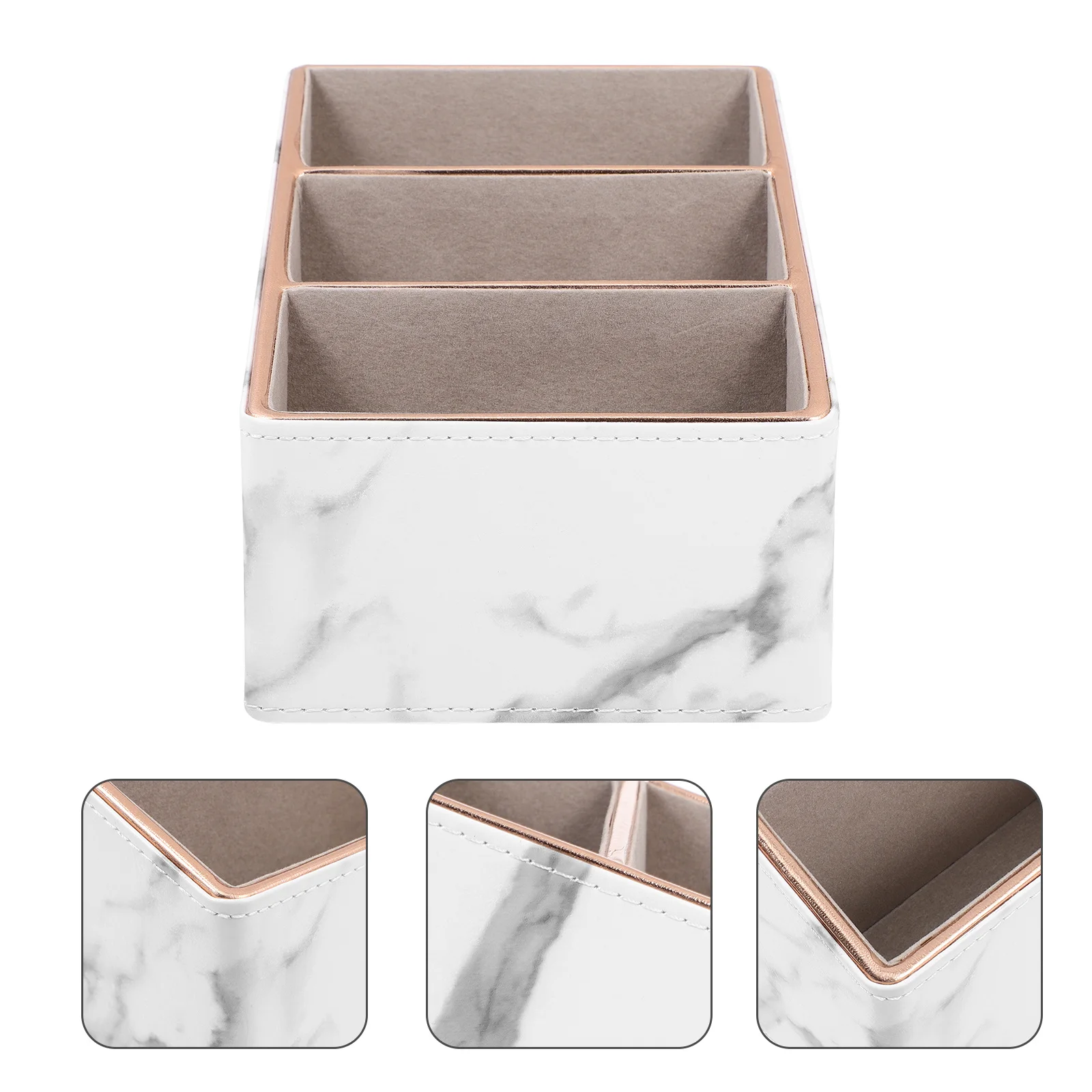 

Storage Box Multi-Grid Desktop Organizer For Table Bedside Daily Cosmetics Container Sundries Holder