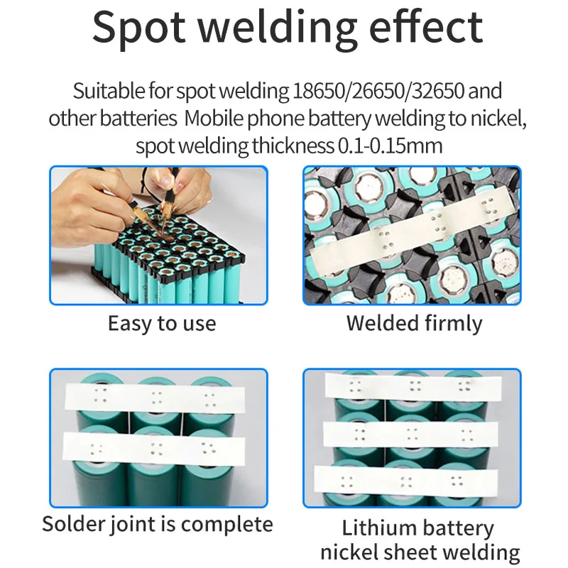 New Generation Power 5000W Spot Welding Handheld Machine Portable 0-800A Current Adjustable Welders for 18650 Battery