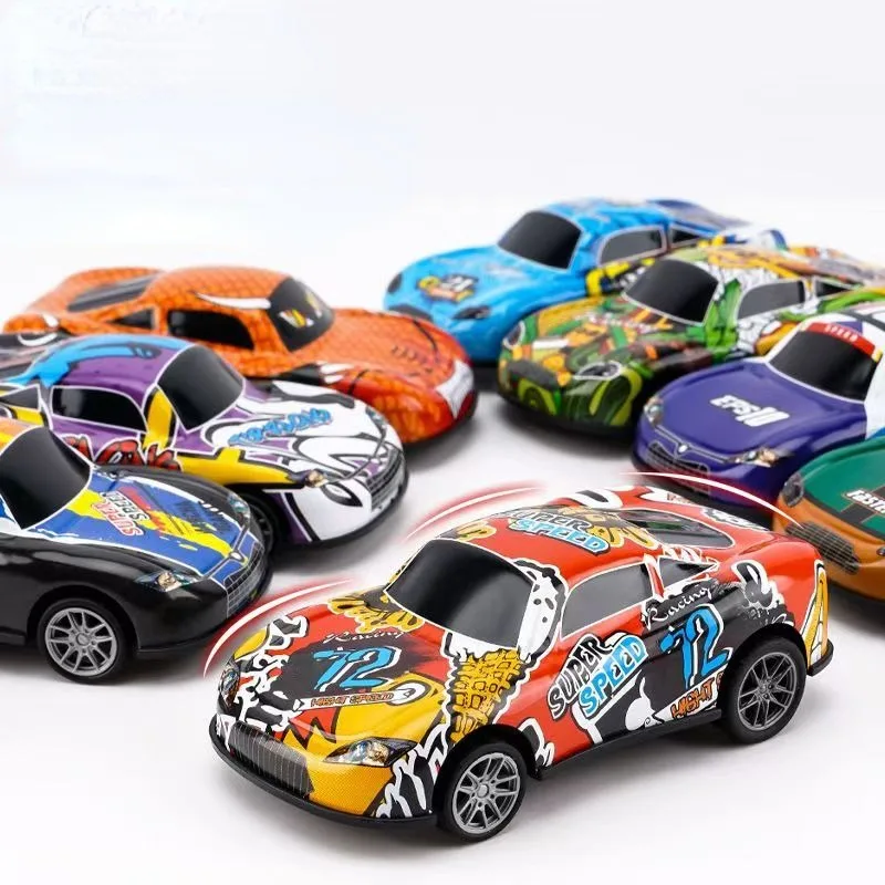 Children's toy car set gift box burst Jai Ai car inertia mini racing model