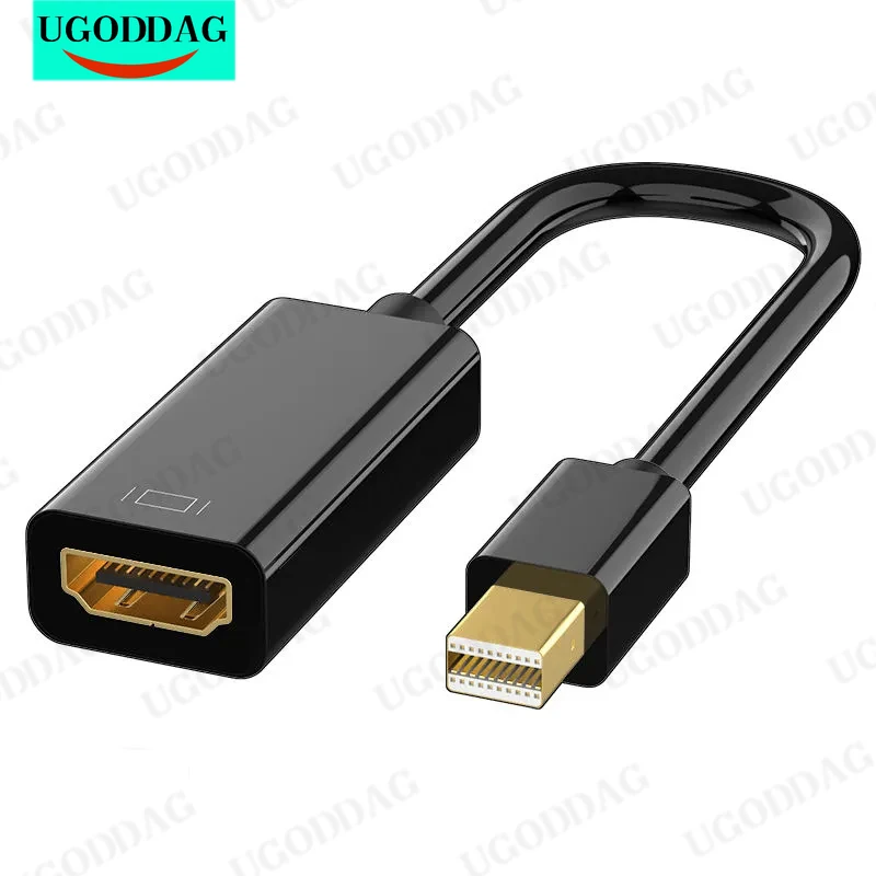 Mini DP To HDMI-compatible Adapter Cable 4K/1080P Male To Female DisplayPort to HD Converter for Macbook Pro Air MAC Surface Pro