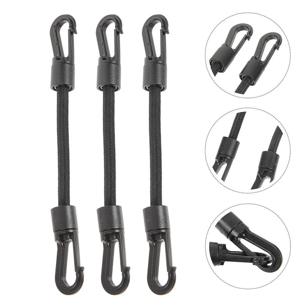 4 Pcs Kayak Elastic String Hook Bungee Hooks Multi-function Rope Portable Daily Use Strap Tie down