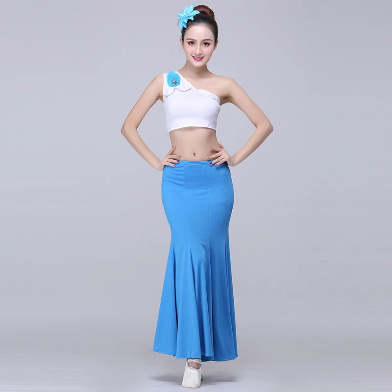 Dai ethnic dance costumes modern ethnic style peacock dance self-cultivation art examination fishtail skirt performance costumes