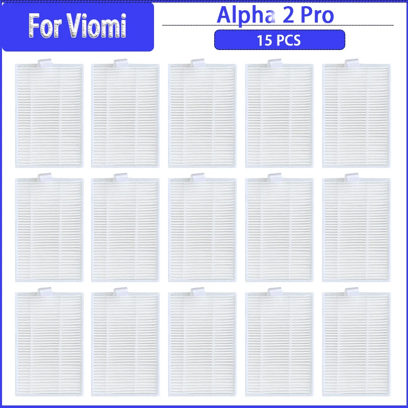 Substituição hepa filtro para aspirador robô, peça de reposição para viomi alpha 2 pro/2 plus/2 max/v5 pro/v5
