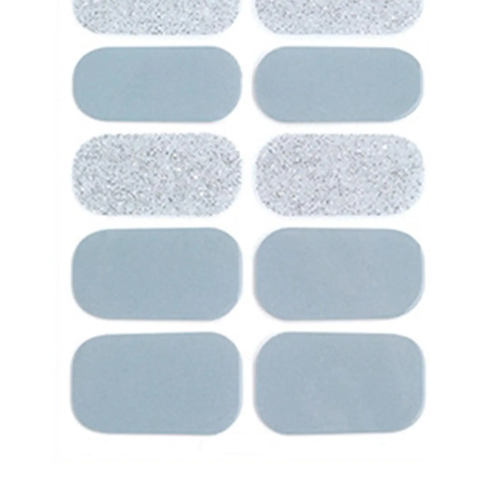 Adhesivos para uñas, envolturas completas de regalo, tiras de esmalte de uñas de Gel curado, parche semicurado para mujeres y niñas