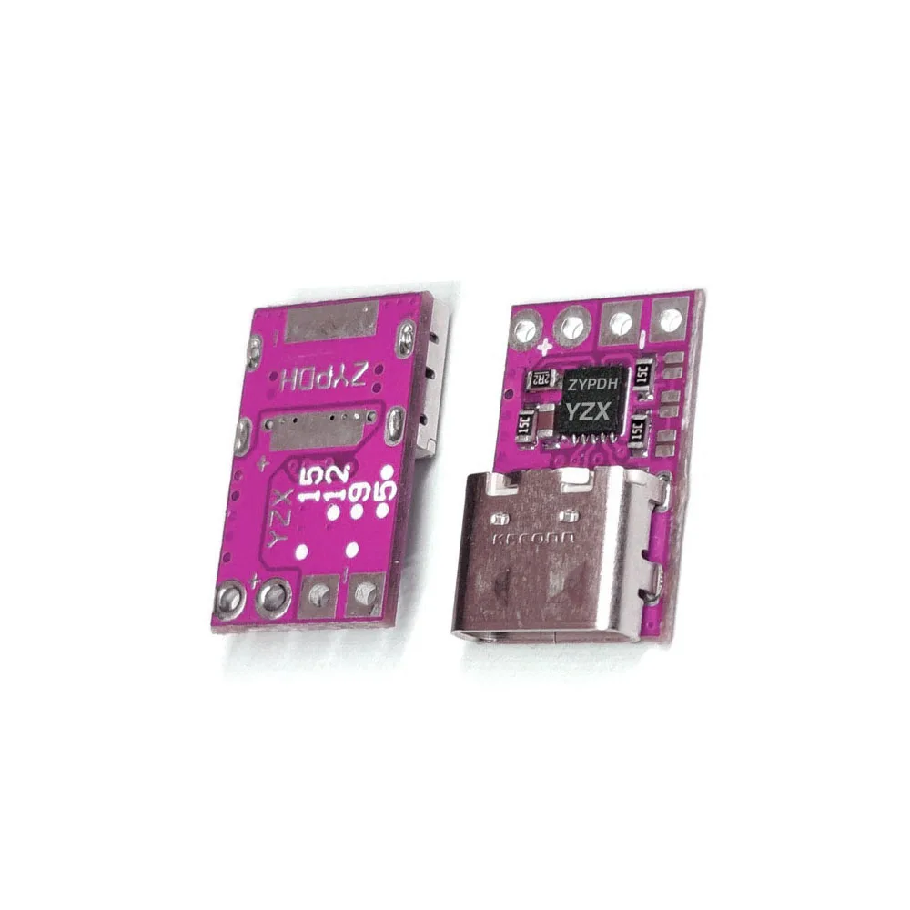 100W 5A TYPE-C PD Decoy PD3.0 Triggers 5V 9V 12V 15V 20V PC Notebook Power USB PD TO DC Adapter DATA Cable Connection Charging