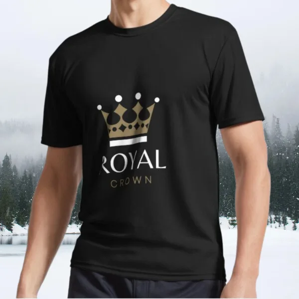 

Футболка с логотипом Royal Crown Active Logo Me'ns, забавный размер от S до 5XL