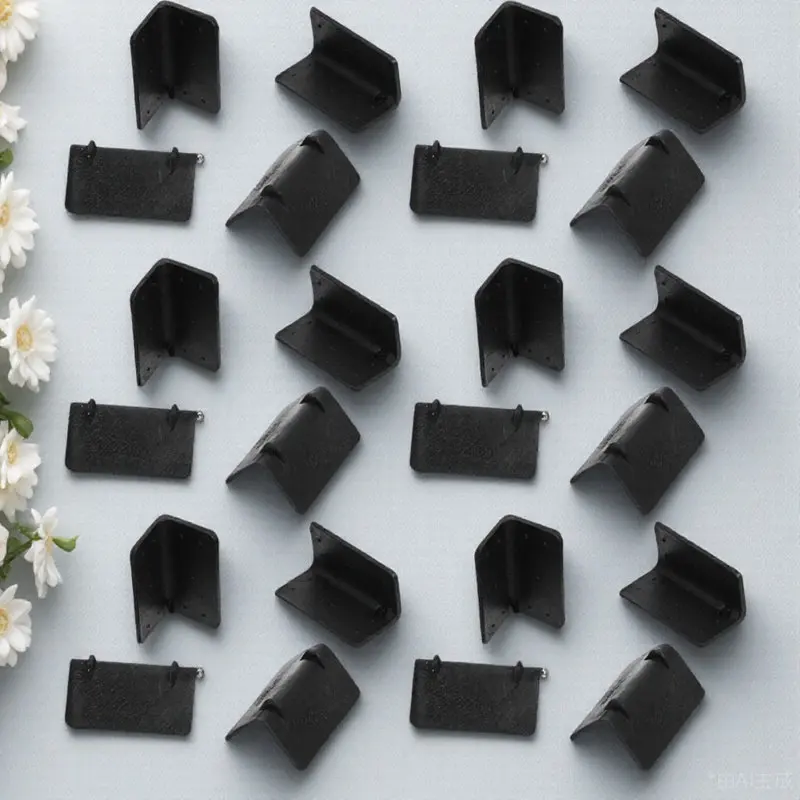 

100Pcs Packing Corner Protectors Plastic Shipping Edge Guards L-Shaped Cargo Load Corner Guards for Package Protection