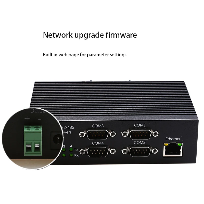 Serieller zu ethernet konverter rj45 lan adapter internet splitter adapter rs232/485/422 spiel netzwerk schalter serieller server rj45 hub