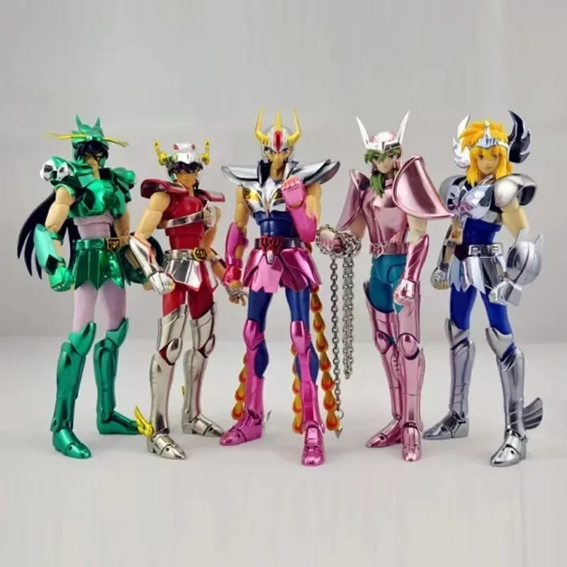 Em estoque modelo gt saint seiya mito pano ex pegasus dragão shiryu hyoga cygnus andromeda shun phoenix ikki v1 figura de ação