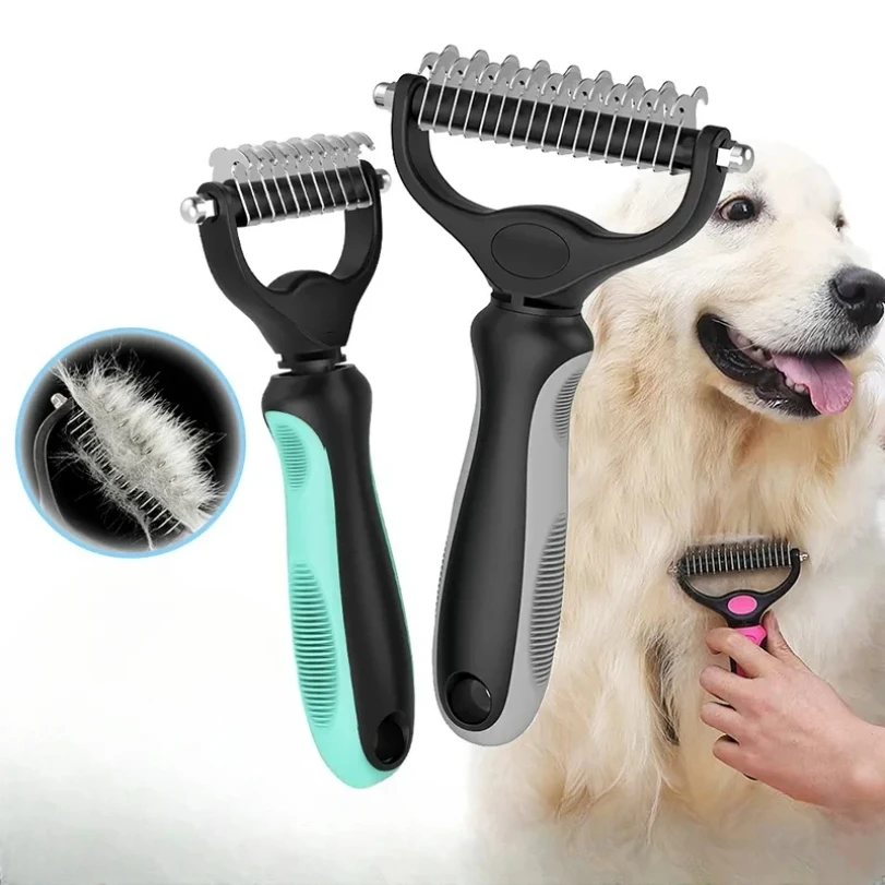 

Dog Cat Hair Removal Comb Pet Long Hair Short Hair Pet Grooming Care Brush Trimming Dematting Brush Dog Pet Grooming Equipment