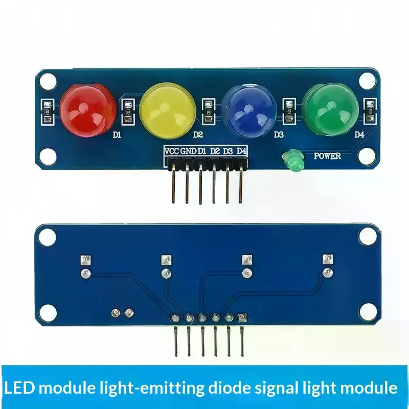 Indicator Light Module for Maker DIY Projects High Brightness Emitting Diode Signal Lamp Multi Voltage 3V 5V 12V Easy to Wire