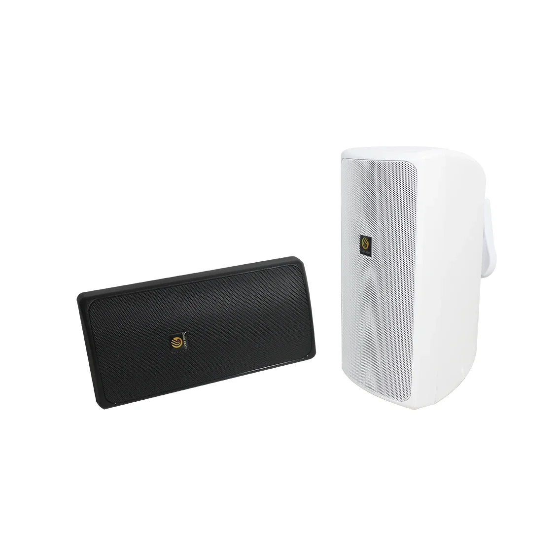 

T Waterproof 8 Inches Wall Speakers Surface Box PA Power Mount Speaker Professional Multimedia Plastic Portable Outdoor Speaker