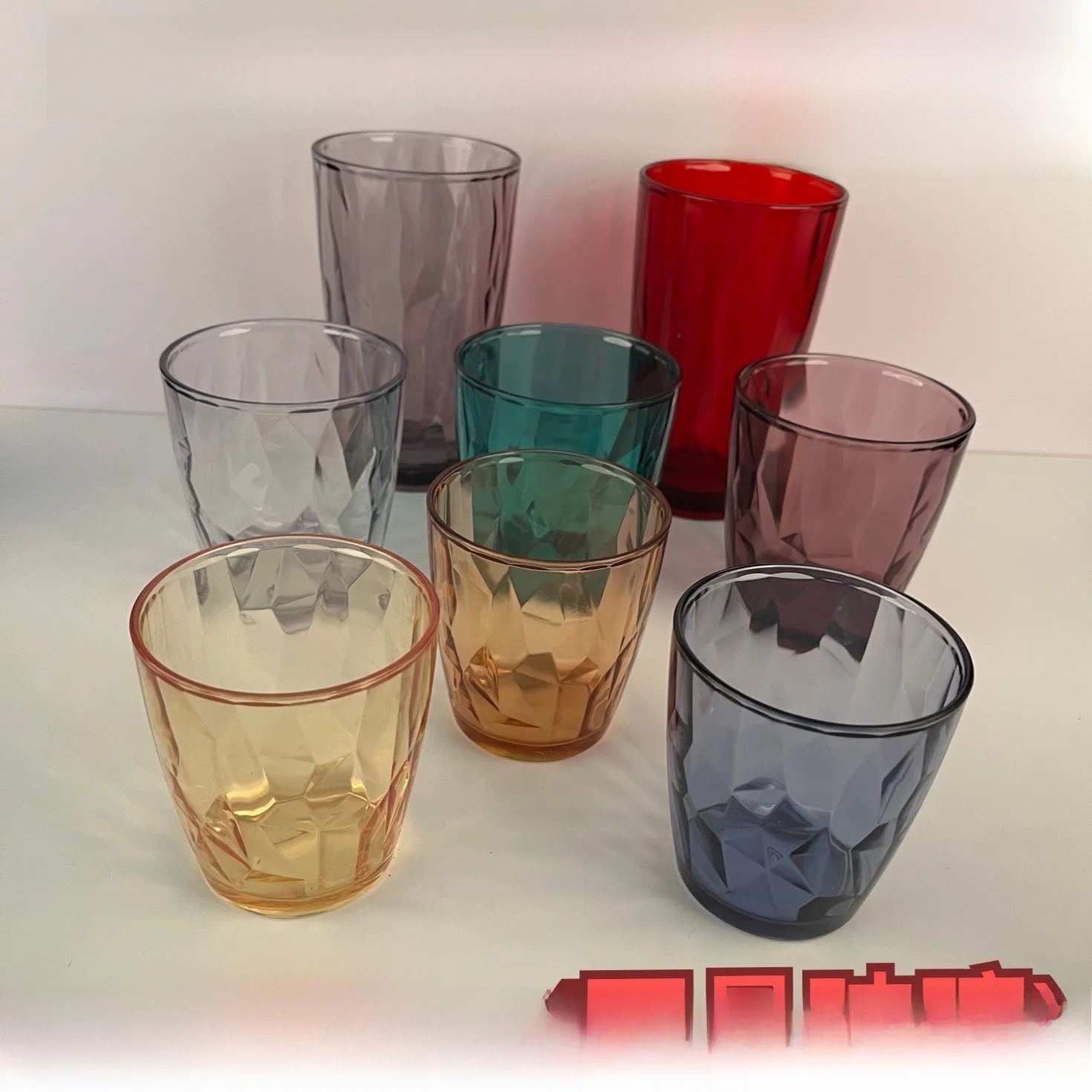 

Акриловая пластиковая кружка для воды, сока, напитков, термостойкая, для ресторана, чайная кружка, для ополаскивания рта, для пива, для лимонада