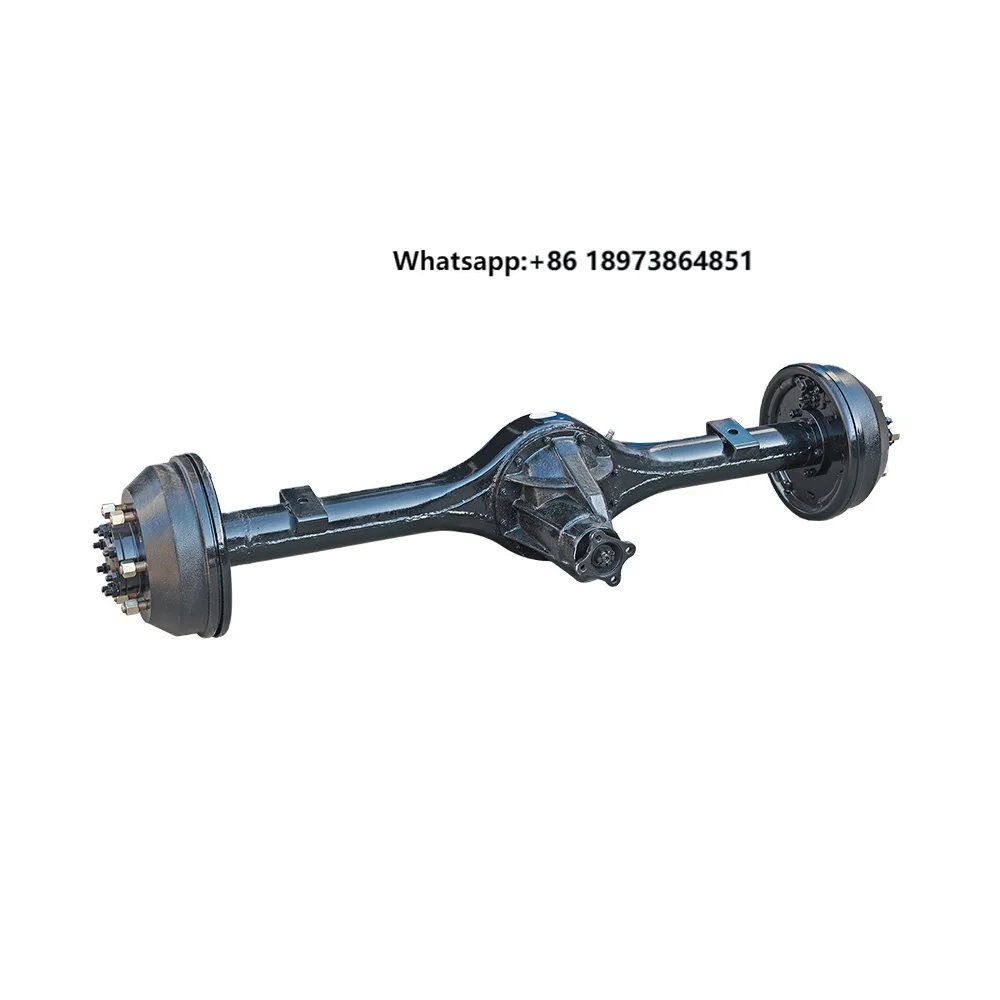 

High Quality Rear Drive Axle Dual Tyre Drum Brakes Rear Wheel Drive Axle 4x4 Light Heavy Duty Semi Trailer Tractor Truck Trailer