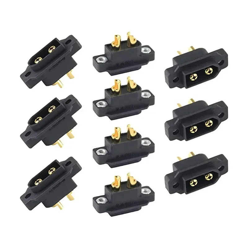 Amass 5/10/20 PCS XT60EW-M Mountable XT60E Male Plug Connector for RC Drone Aircraft FPV Racing Drone