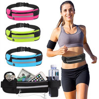 Sports Waist Bag for Men Women Outdoor Running Waist Bag Belt Bag Phone Gym Bag waterproof Elastic Waistband Running Accessories