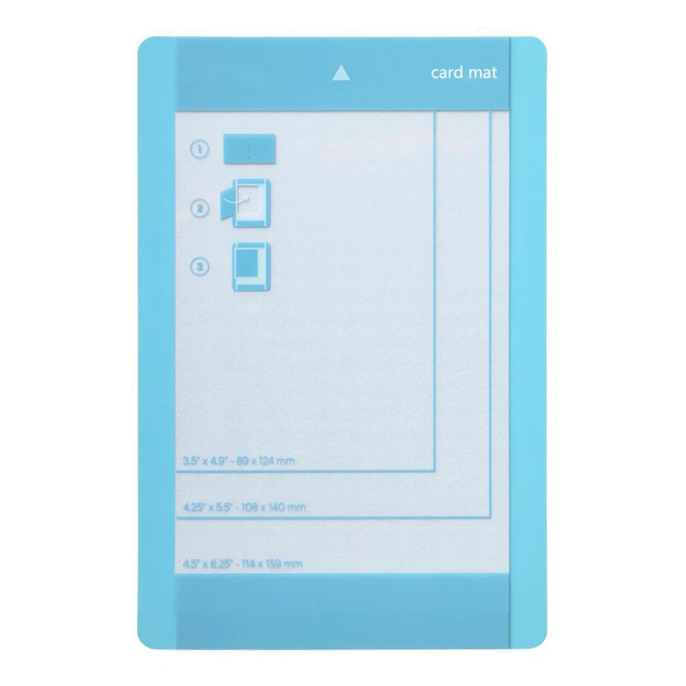 Cards Mat for Cut Joy 4.5×6.25 Inch Adhesive Durable Sticky Blue Craft Quilting Cricket Cut Mats Replacement Accessories