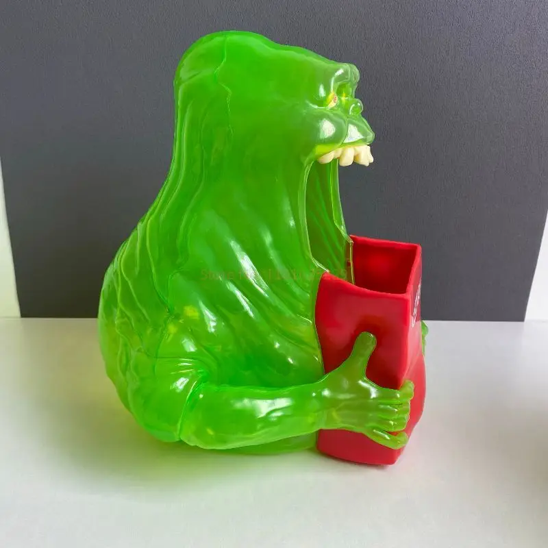 Genuine Ghostbusters Green Ghost Slimer Popcorn Bucket Storage Bucket Ornament Toy