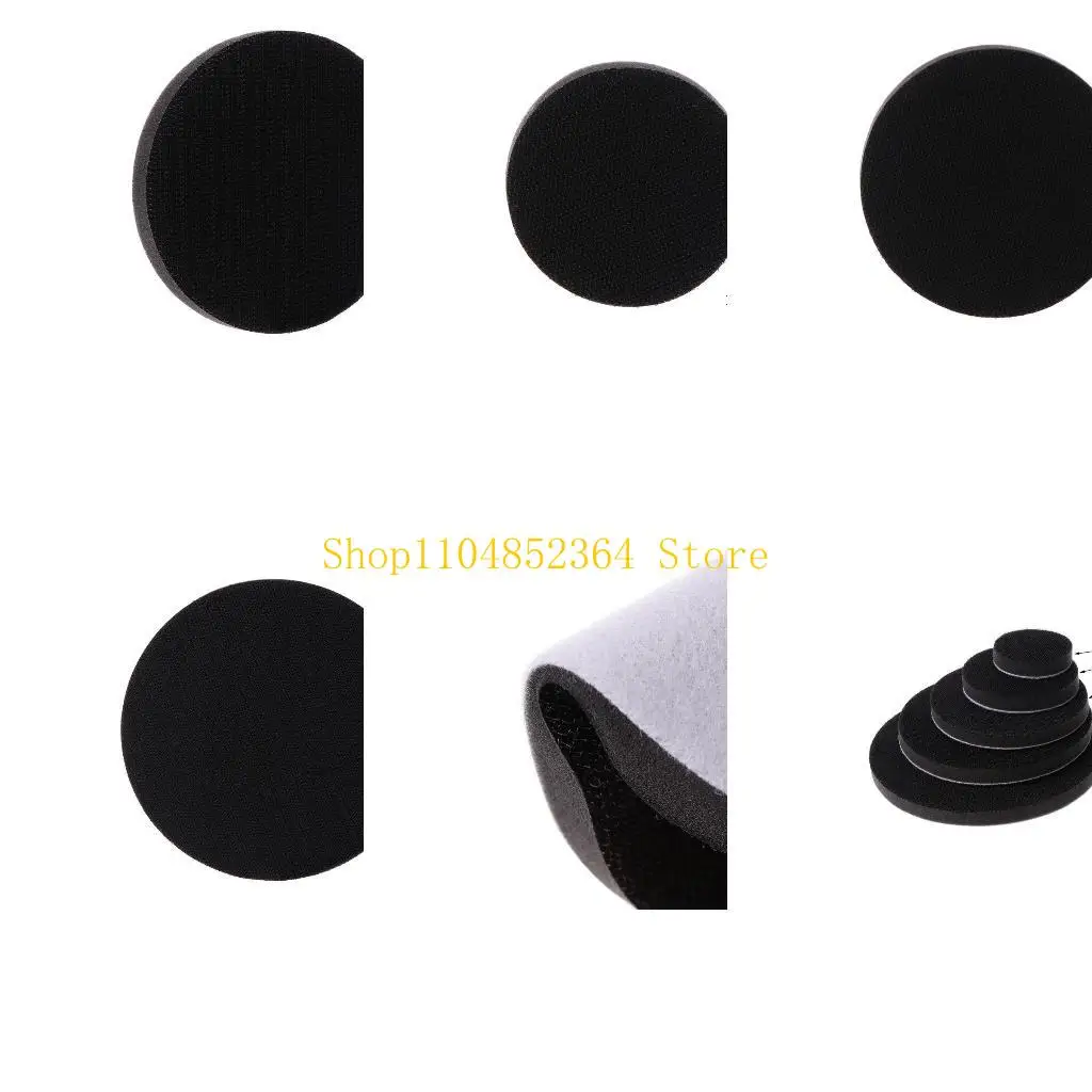 

652F 6 Inches Pads Hook & Loop Soft Sponge Cushion Buffer Pad Backing Pads for Polishing & Sanding Machines