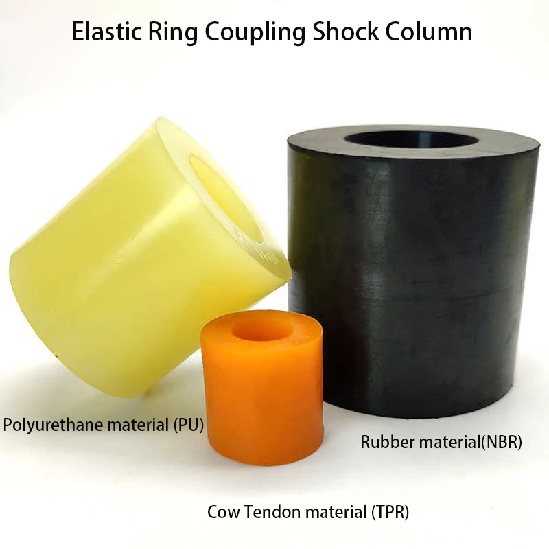 1-20pcs OD20-86mm Rubber/ Polyurethane/ Cow Tendon Cylindrical Buffer Washer Shock Column Absorbing Backrest Pin Elastic Washer