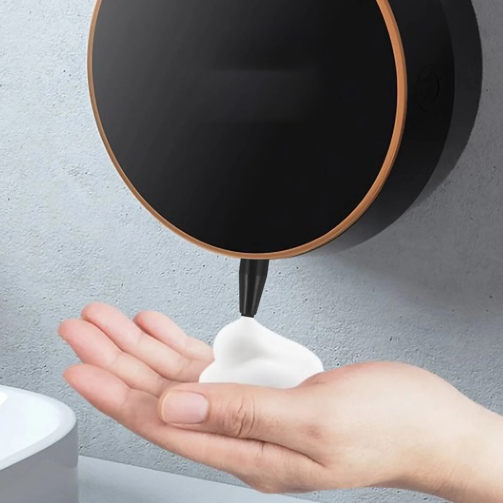 

Soap Dispenser Bottle Head Plastic Replacement For Wall Mount Dispenser Smooth Edge Easy Install Lotion Shampoo Head