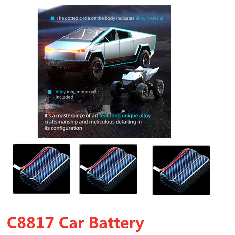 C8817 RC Car Spare Parts C8817 Car 7.4V 500Mah Battery/USB Line C8817 Remote Control Car Battery C8817 Car Battery
