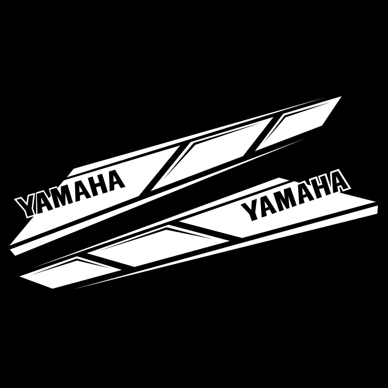 For YAMAHA SKULL MT03 MT07 MT09 MT10 R1 R3 R6 FZ1 FZ8 FZ6 Motorcycle Sticker Vinyl Reflective Waterproof Refit Decal