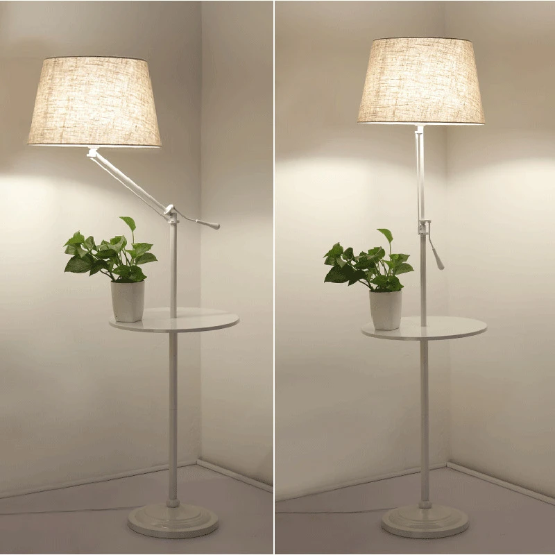 Nordic Vintage Standing Lamp Fold The Light Arm Corner Floor Lamp for Living Room Decoration Iron Tea Table Decor Floor Light